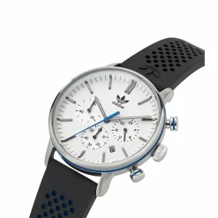 Adidas Unisex Uhr CODE ONE CHRONO Edelstahl Grau AOSY22014