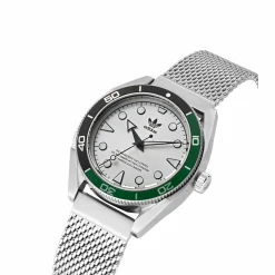 Adidas Unisex Uhr Edition Two Edelstahl Silber AOFH22503