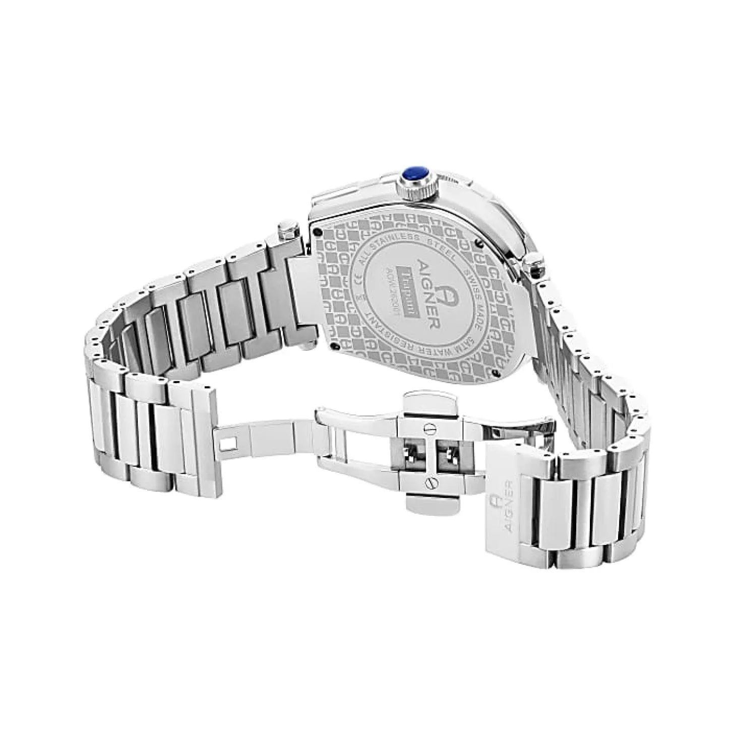 AIGNER Uhr Herren Trapani AGW.262001 Grün Silber