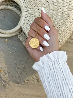 Anhänger mit Kette 925/- Sterling Silber Topas Mandala 41184633028702