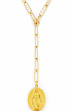 Anhänger mit Kette 925/- Sterling Silber vergoldet Madonna 41184449232990