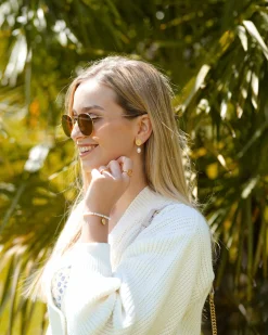 Armband 925 Silber Perlenarmband Münze vergoldet Sonne Karma 41184823607390