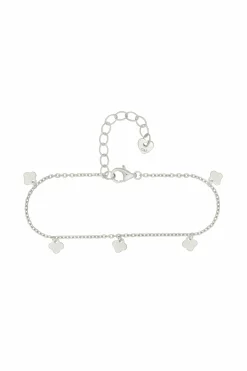 Armband 925 Silber rhodiniert Anhänger Kleeblatt 41184957694046