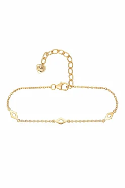 Armband 925 Silber vergoldet Rauten Cut-Outs 41185098727518