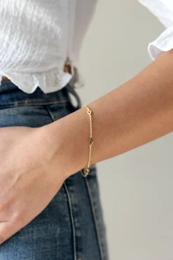 Armband 925 Silber vergoldet Rauten Cut-Outs 41185098727518