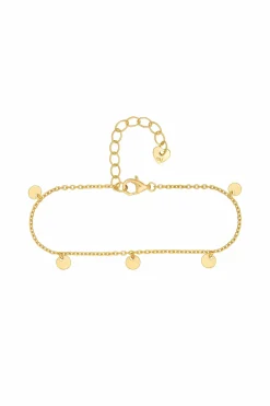 Armband 925 Silber vergoldet Anhänger Plättchen 41184955695198