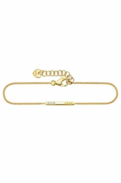 Armband 925/- Sterling Silber vergoldet Zirkonia Love 41183856689246