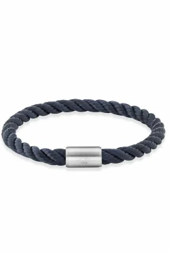 Armband Edelstahl Textilband Navy blau 20cm 41184428294238