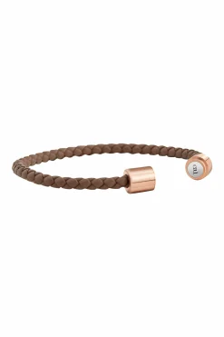 Armband Leder olivenblattgegerbt braun rosé 41185117667422