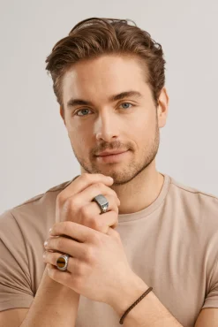 Armband Leder olivenblattgegerbt braun rosé 41185117667422