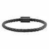 Armband Leder olivenblattgegerbt schwarz 41185116455006