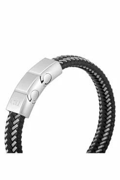 Armband Leder schwarz 21cm + Verlängerung 41185181532254