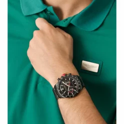 ASTON MARTIN Herren Armbanduhr Chronograph AML ICON schwarz MTIS1F504