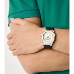 ASTON MARTIN Herren Armbanduhr AML ICON Silber/Schwarz MTIG1F502