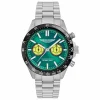 ASTON MARTIN Herren Armbanduhr Chronograph AML ICON grün, silber MTIS1F502