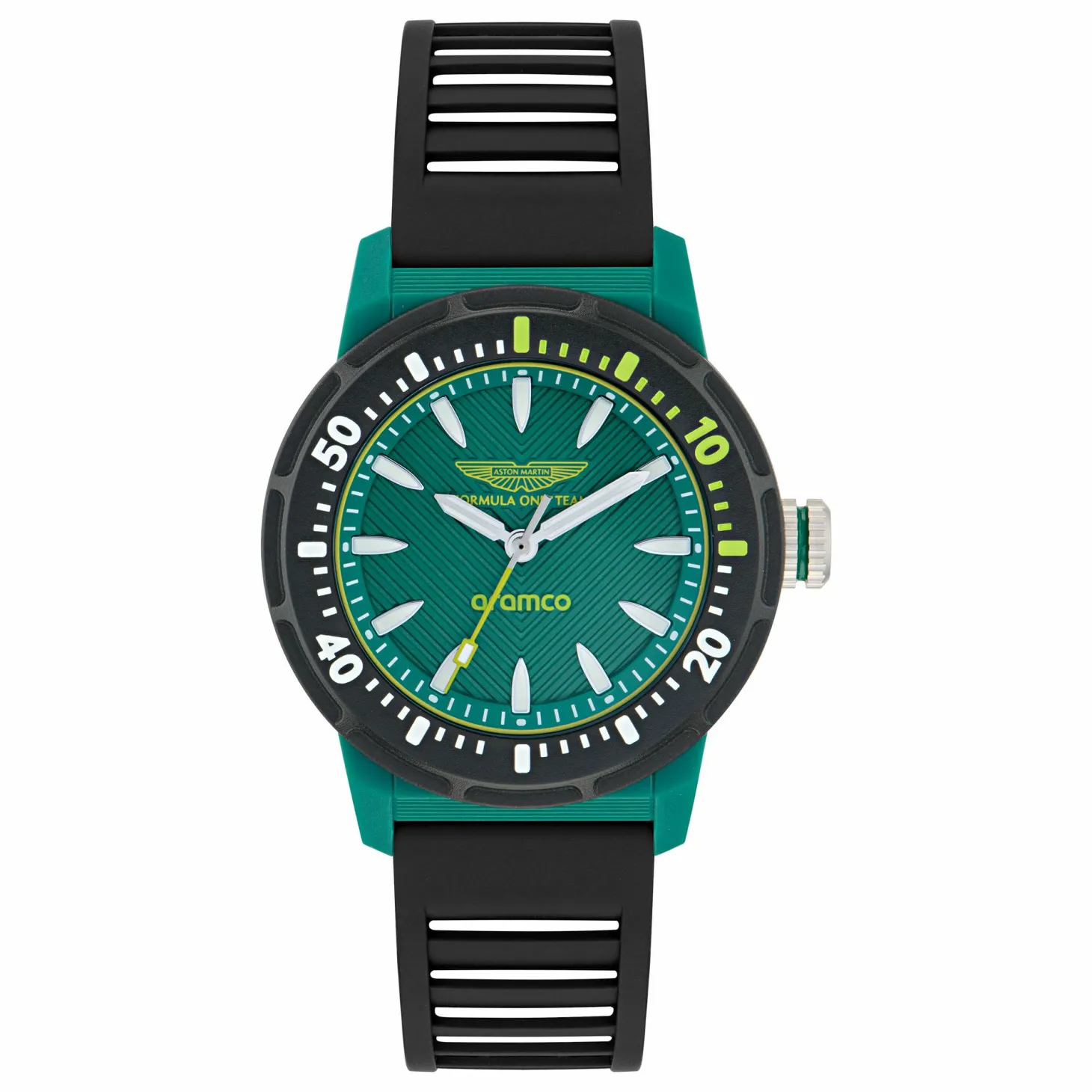 ASTON MARTIN Herren Armbanduhr AM FORMULA 1 40 mm Grün/SchwarzMTFK1F502