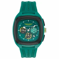 ASTON MARTIN Herren Armbanduhr AM FORMULA 1 Grün/Silikon MTFO1F501