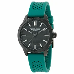 ASTON MARTIN Herren Armbanduhr AML ICON Schwarz/Grün MTIH1F502