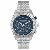 Aston Martin Herren Chronograph AML Thrill MTRS1F503 Edelstahl Blau 42 mm