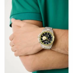 Aston Martin AML Thrill MTRH1F505 Herren‑Armbanduhr Edelstahl 44 mm Blau Zifferblatt