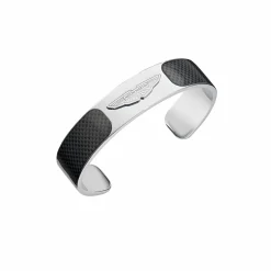 ASTON MARTIN Armband Herren AML ICON Edelstahl Silber/Carbon MJRTF5BL0