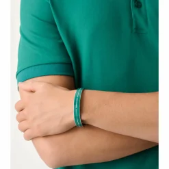 Aston Martin Armband Herren AML ICON Edelstahl Emaille Grün MJITF5BM1 n Armband AML ICONMJITF5BM1