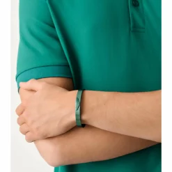 Aston Martin Armband Herren AML ICON Edelstahl IP Grün MJIBF5BM6