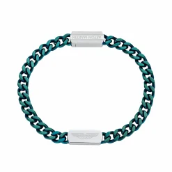 Aston Martin Armband Herren AML ICON Edelstahl Grün MJIUF5BL5