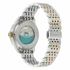 Aston Martin Automatikuhr Herrenuhr AML Timeless Silber/Gold MTTS1F503