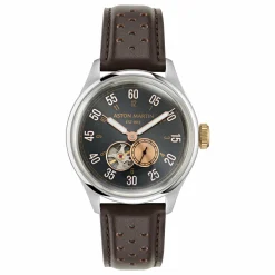 Aston Martin Automatikuhr Herren Uhr AML Timeless Braun Leder MTTS1F501