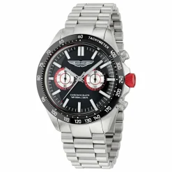 Aston Martin Herren Armbanduhr Chronograph AML ICON MTIS1F501 Schwarz / Edelstahl MTIS1F501