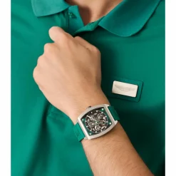 ASTON MARTIN Herren‑Automatikuhr TRG MTRT1F501 Titan/Carbon Grün