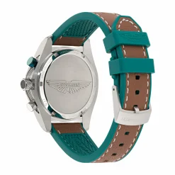 Aston Martin Herrenchronograph AML Thrill MTRS1F501 Grün/Silikon 42 mm