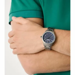 Aston Martin Herrenuhr AML Quartz 38 mm Blau Edelstahl MTIH1F504