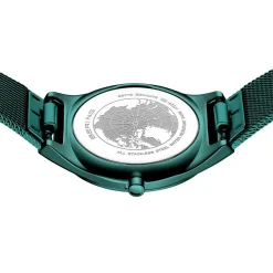 Bering Damen Armbanduhr Ultra Slim 29 mm 3 ATM Saphirglas SWAROVSKI ELEMENTS Slim Design Armband Milanaise 18729-888