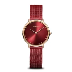 Bering Damen Armbanduhr Ultra Slim 29 mm Armband Milanaise 15729-363