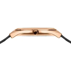 Bering Damen Armbanduhr Ultra Slim 29 mm 3 ATM Saphirglas SWAROVSKI ELEMENTS Slim Design Armband Milanaise 18729-166