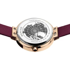 Bering Damen Armbanduhr Solar 31 mm 5 ATM Solar Slim Design Armband Milanaise 14631-969