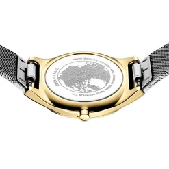 Bering Damen Armbanduhr Ultra Slim 29 mm 3 ATM Saphirglas SWAROVSKI ELEMENTS Slim Design Armband Milanaise 18729-010