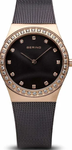 Bering Damen Armbanduhr Ceramic 35 mm Armband Edelstahl, Keramik 32435-999