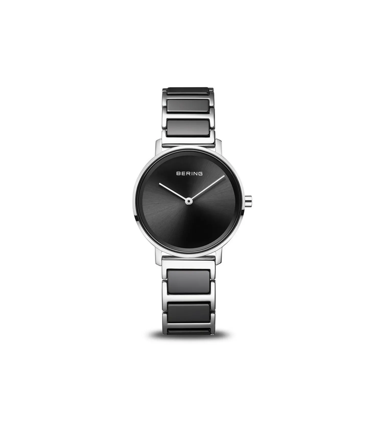 BERING Damen Quarzuhr Ceramic Silver and Black 18531-742