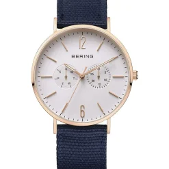 Bering Herren Armbanduhr Classic 40 mm 3 ATM Saphirglas Slim Design 14240-864