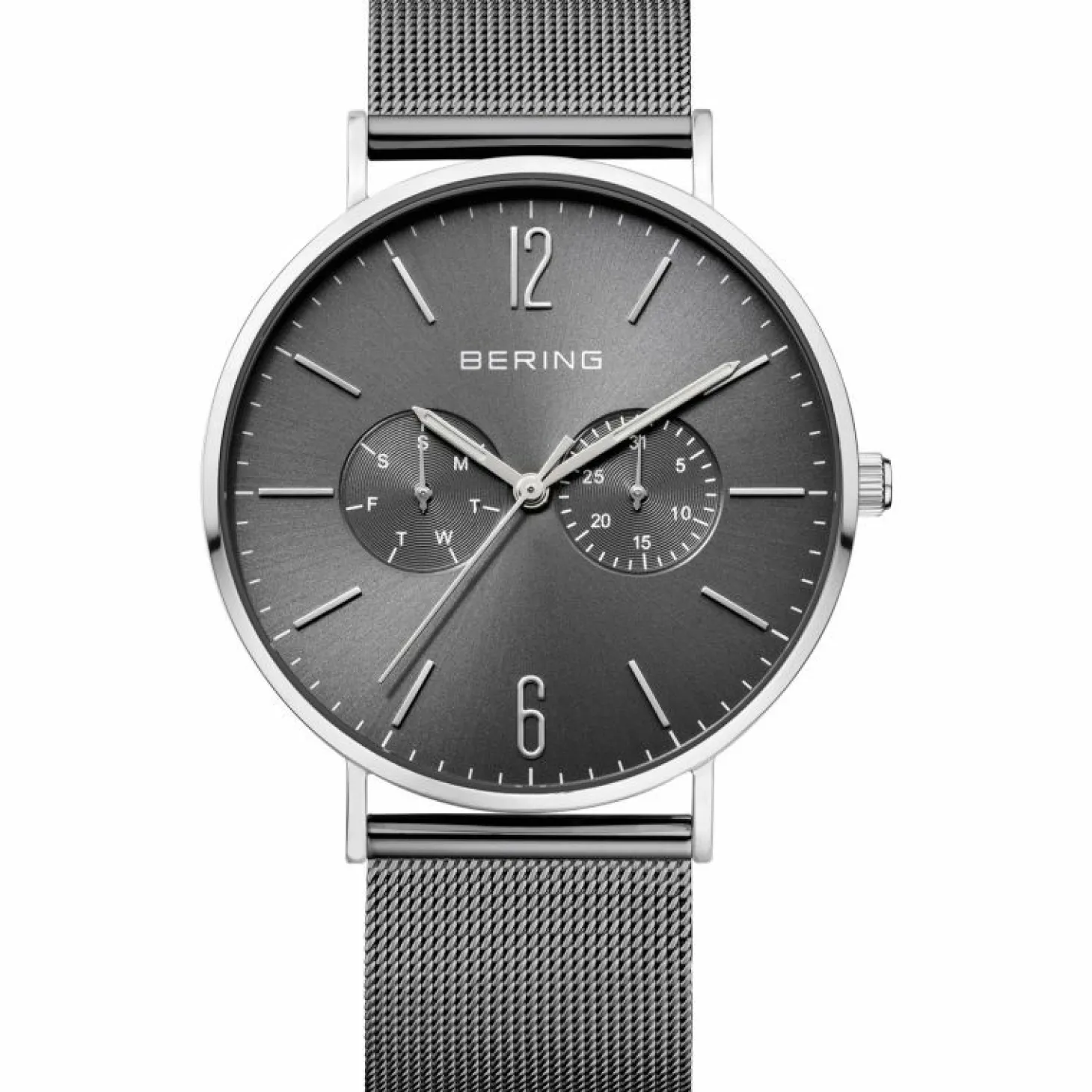 Bering Herren Armbanduhr Classic 40 mm Armband Milanaise 14240-309