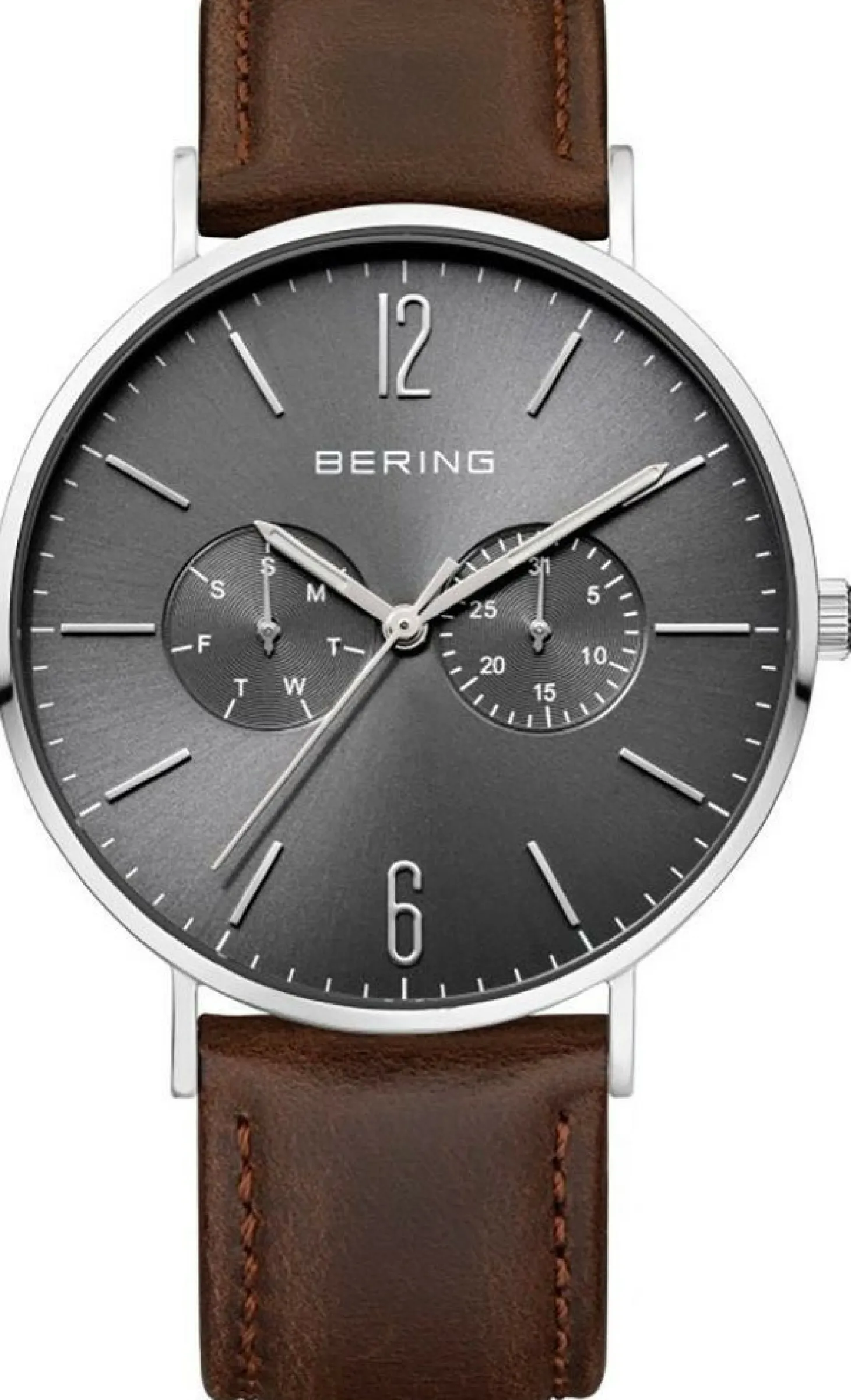 Bering Herren Armbanduhr Classic 40 mm Armband Milanaise 14240-309