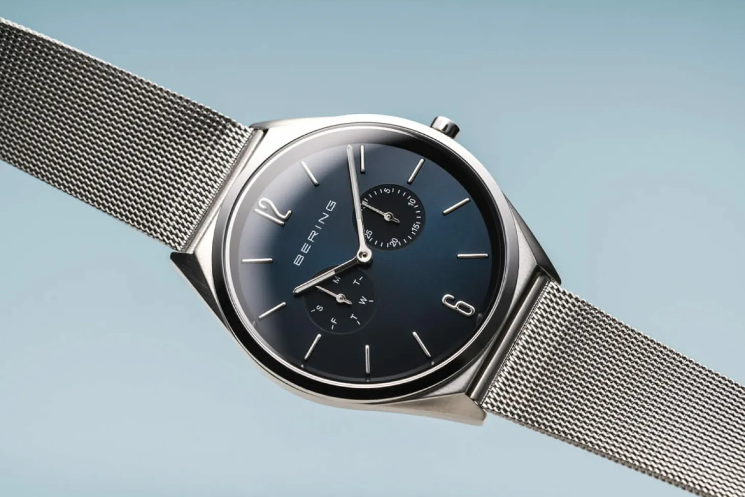 Bering unisex Armbanduhr Ultra Slim Armband Milanaise 17140-007