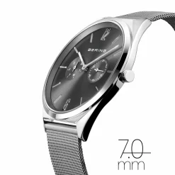 Bering unisex Armbanduhr Ultra Slim Armband Milanaise 17140-009