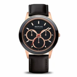 Bering Unisex Armbanduhr Ceramic 40 mm Armband Edelstahl, Keramik silber glänzend 33840-446