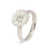 Bernd Wolf Ring Leami mit Zirkonia Blume Größe 54 Silber 52260154