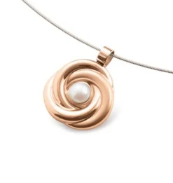 Boccia Damen Anhänger mit Süßwasserperle Gold 0788-03