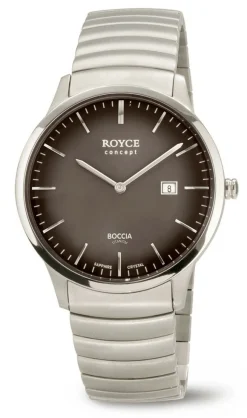 Boccia Herren Analoguhr Royce Concept Silber 3645-04
